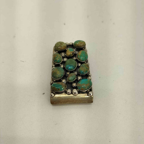 インディアンジュエリー INDIAN JEWELRY ナバホ ターコイズ 天然石 マネークリップ メンズ